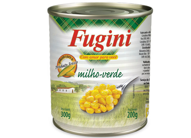 Milho Verde Vapor Fugini 200g MegaG Alimentos