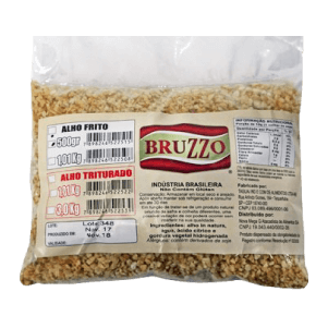 Alho Frito Fino S/Sal Bruzzo 500g