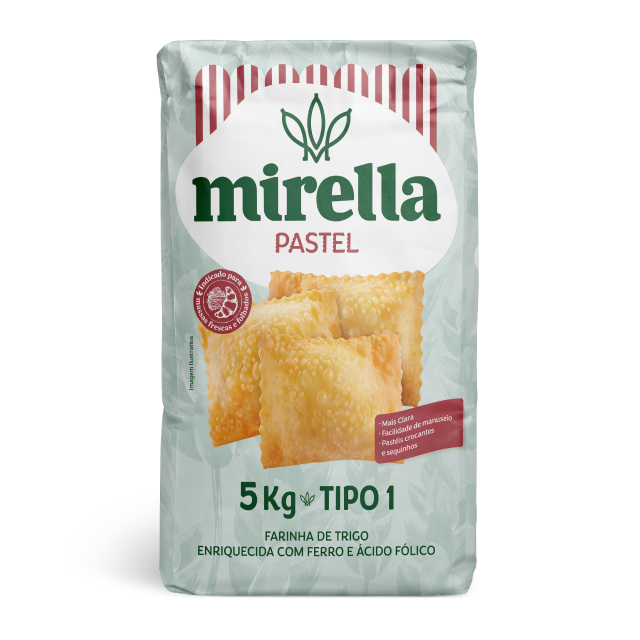 Farinha Trigo Pastel Mirella 5kg Megag Alimentos