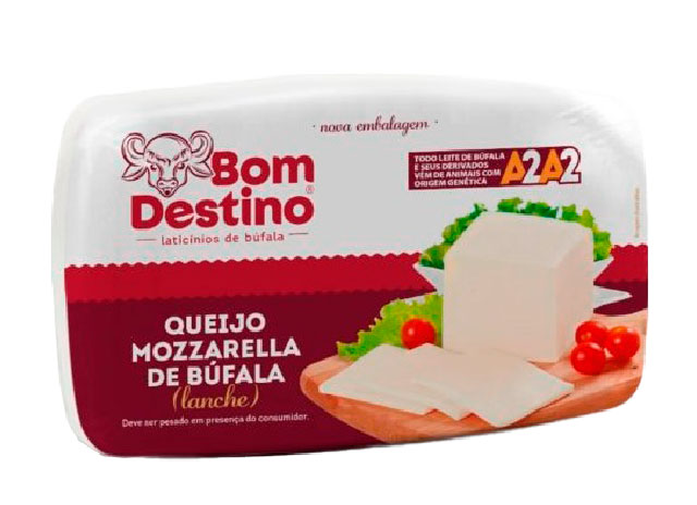 Mussarela Búfala Barra Bom Destino 4kg Megag Alimentos 