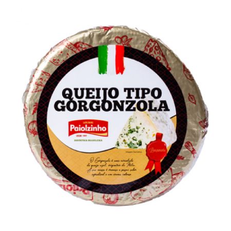 Queijo Azul (Gorgonzola) Forma Inteiro +/-3kg São Vicente Food