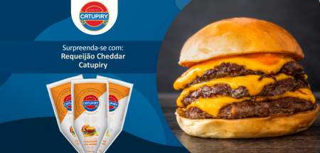 Hambúrguer Recheado de Cheddar