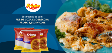 Coxa e Sobrecoxa com Crosta de Requeijão e Alho